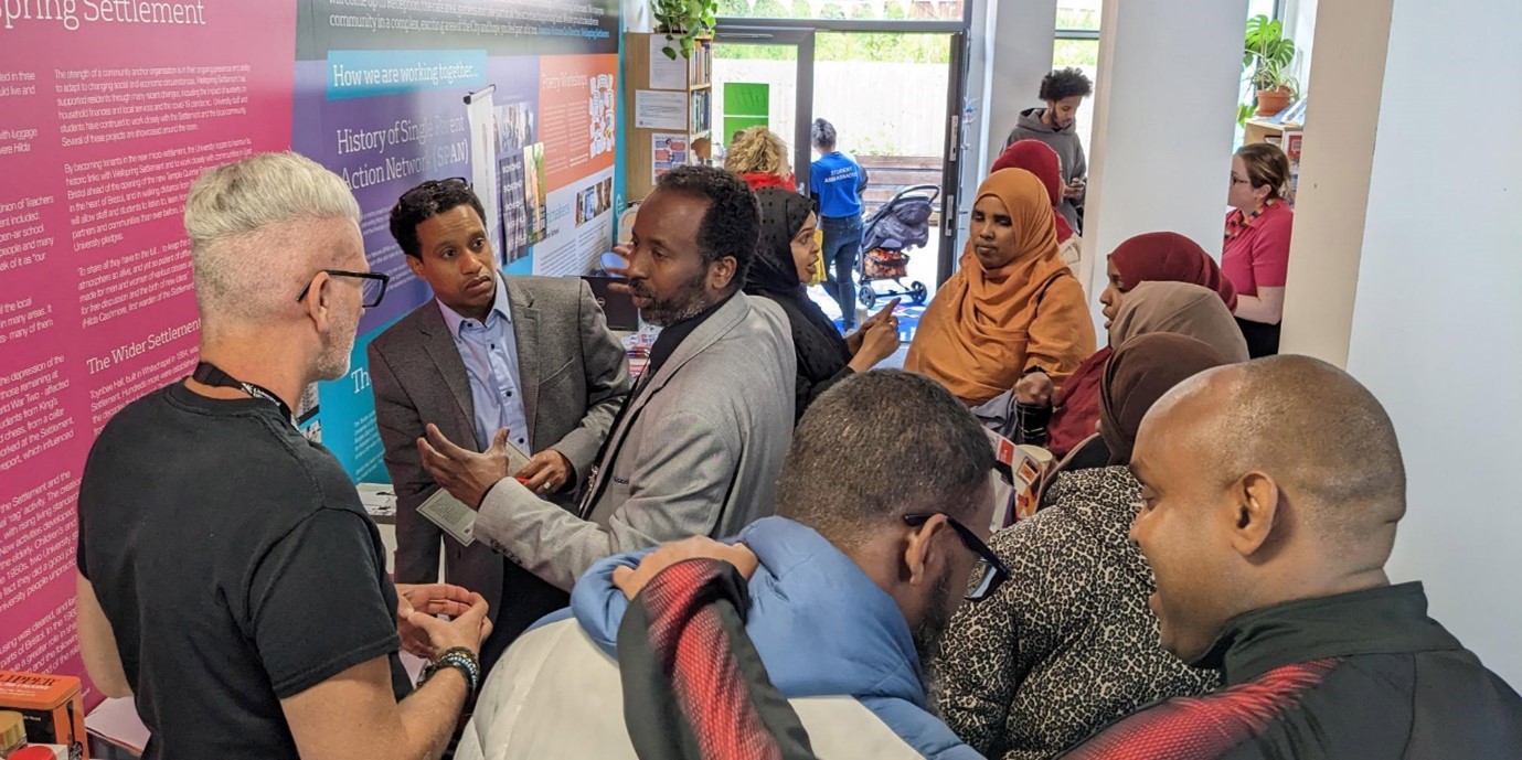 A community event at the Barton Hill micro-campus.