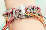 Wrist with electronic device