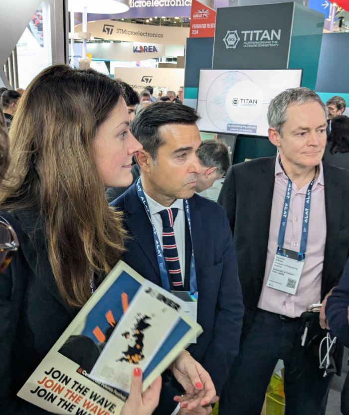 Baroness Poppy Gustafsson at the Mobile World Congress