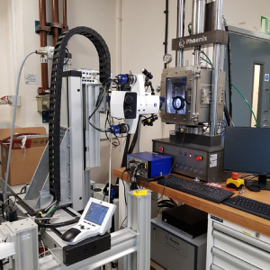 Large chamber window in the High Temperature Lab