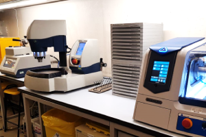 Buhler cutting, mounting and polishing machines