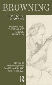Cover for the Routledge edition of 'The Poems of Robert Browning', subtitle 'The Ring and the Book'.