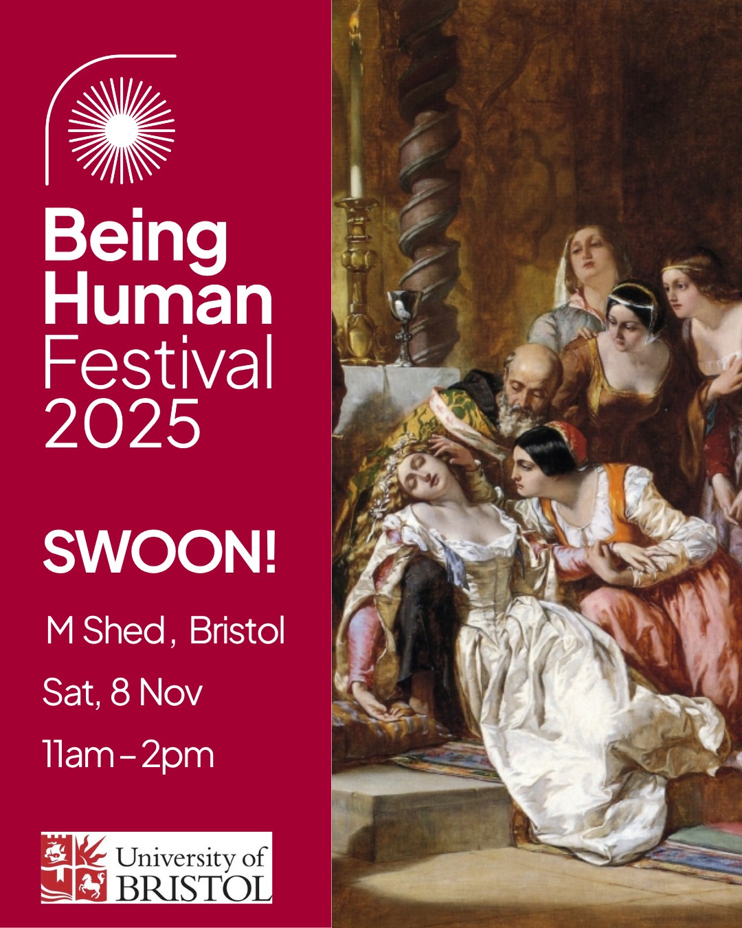 poster promoting event