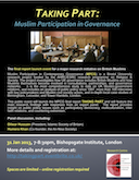 Taking part event flyer