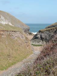 One of Castlemartin Range's secluded beaches.