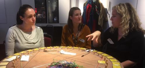 Participants at an engagement event with charities in Bristol in 2020 around mental health.