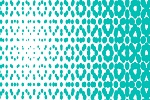 Abstract pattern of green circles