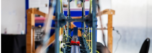 Image of the Suspension Bridge harp