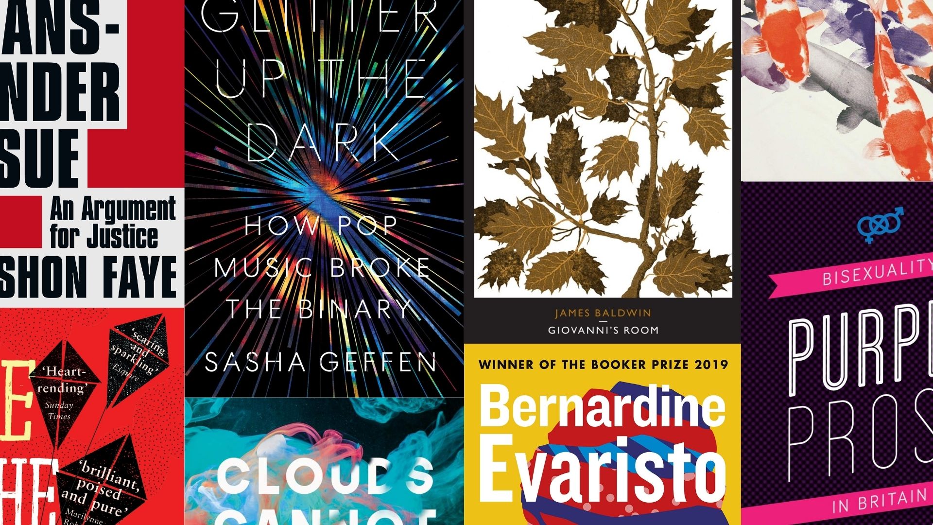 Collage of covers featured in the LGBT+ Pride Month resource list.