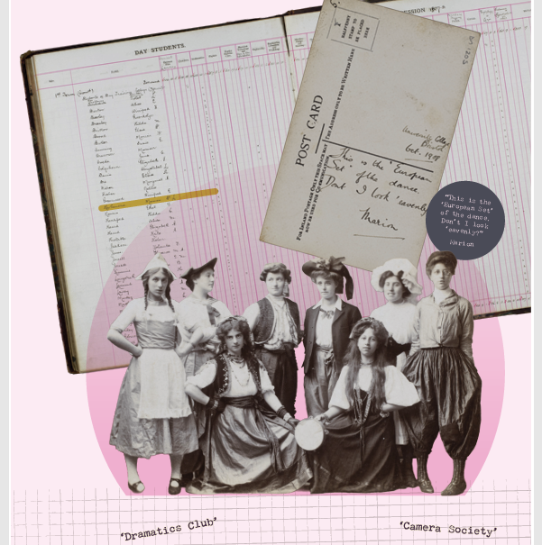 A group photo of students from the archives
