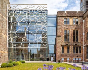 Image of the Fry Building Voronoi Screen 