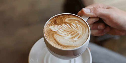cup of coffee in a bristol coffee shop