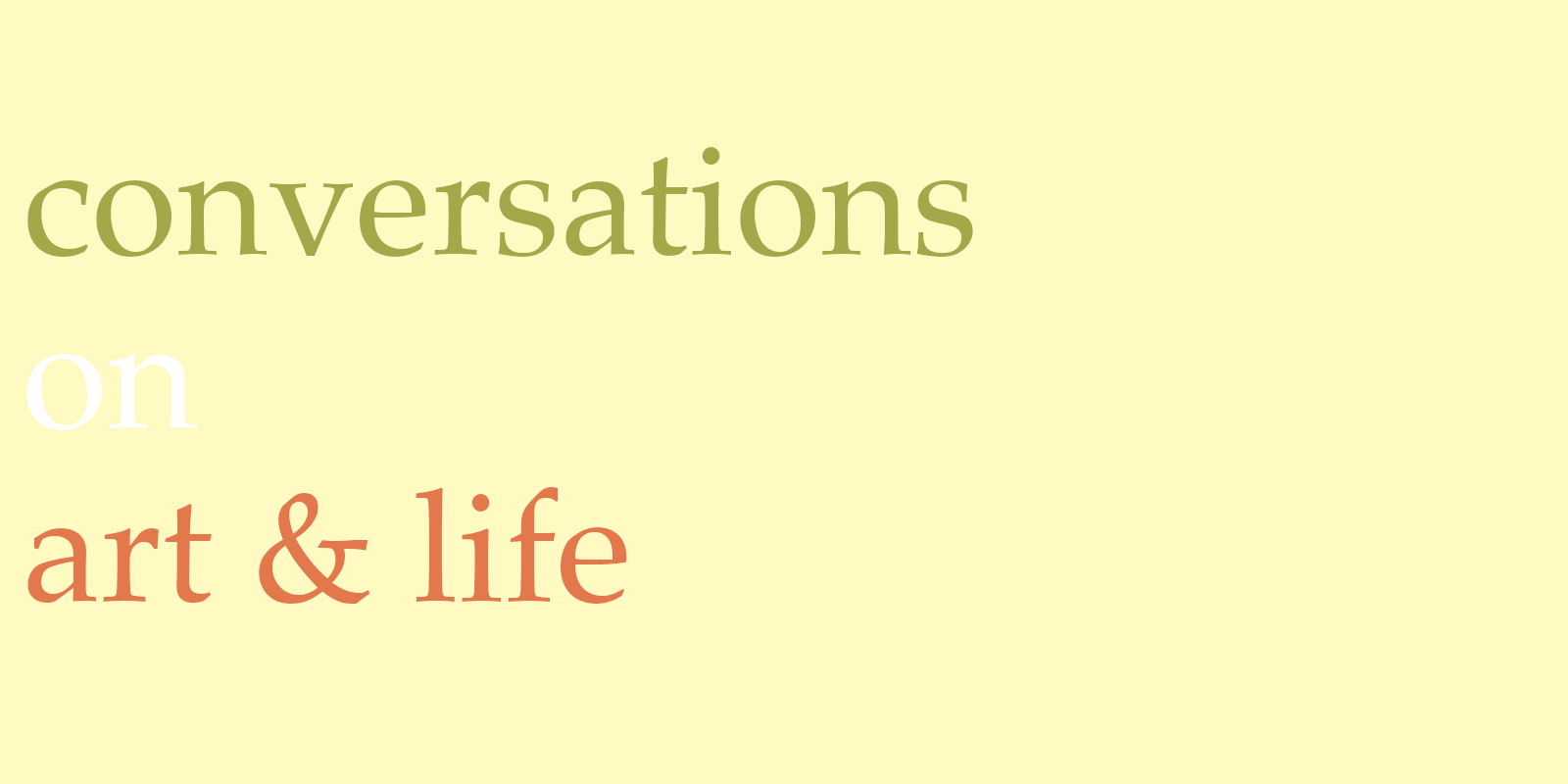 Kate Guthrie's book launch:  Conversations on Art and Life