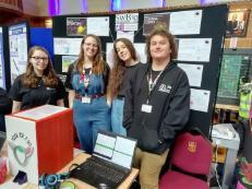 South West Biomedical Centre for Doctoral Training PhD students at their Bristol Neuroscience Festival stall