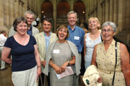 1966 graduates celebrate with a lunch in the Great Hall of the Wills Memorial Building