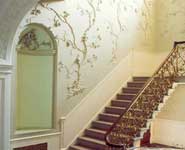Staircase inside Royal Fort House