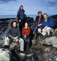 Clockwise from top: presenters Miranda Krestovnikoff, Dr Mark Horton, Nick Crane, Dr Alice Roberts and Neil Oliver