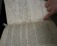 A volume from the Hume Tracts which will be digitised as part of the project. The title page has been annotated by Hume. Image with permission from University College, London