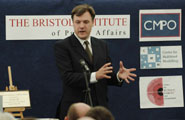 Ed Balls at the opening of BIPA