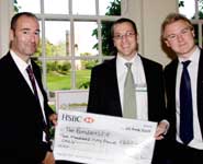 Image of (L to R): Ryan Notz, The Buildersite and Gareth Adams, HSBC