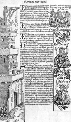 The Tower of Babel, symbol of the existence of many different languages and races