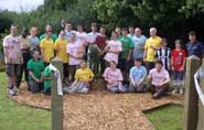 Staff and students volunteers from the School of Chemistry who took part in the Stockwood Community Centre challenge