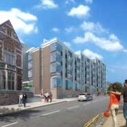 The proposed Biological Sciences building on St Michael's Hill