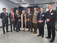 Guests at the HPC opening in the new HPC machine room