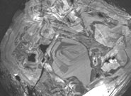Polished surface of a diamond