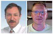 Stephen Sparks (left) and Joachim Gottsmann