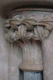 An elegant thirteenth-century capital in the Elder Lady Chapel