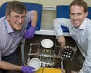[left] Professor Alan Preece, Medical Physics and [right] Dr Ian Craddock, Department of Electrical and Electronic Engineering