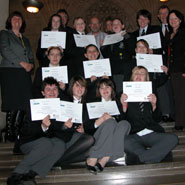 Pupils and staff from the Merchants' Academy, Kokopelli Theatre and the University's Graduate School of Education