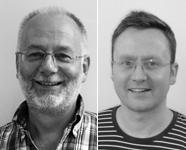 Professor Andrew Halestrap (left) and Dr Mark Dillingham