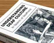 The book cover of 'Understanding Deaf Culture — In Search of Deafhood' by Paddy Ladd