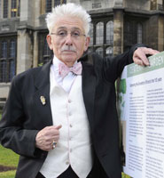 Sir Roy Strong opens the centenary garden