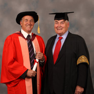 From left to right: Mr Trevor Smallwood and Sir James Tidmarsh