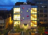 The NSQI building at night