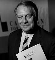 Sir Michael Angus at the launch of the Campaign for Resource