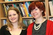 Fe Torrance (left) and Emily Rhodes