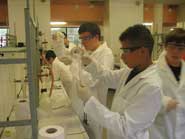 A chemistry workshop gets under way