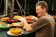 Terry Flaxton at work on 'In Other People's Skins'