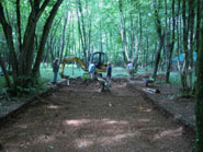 Excavations on the site, 2007