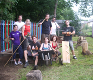 Staff and student volunteers from the University's Graduate Chemistry Association