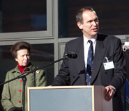 The Princess Royal with Denis Burn, Chair of University of Bristol Council