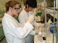 Year 12 students participating in the Royal Society of Chemistry’s Schools Analytical Chemistry Competition