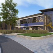 Artist's impression of the National Composites Centre