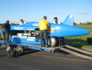 The University of Bristol team work on Bluebird