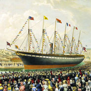 The ss Great Britain was launched in Bristol in 1843