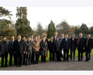 The Chinese visitors with academics from the School of Veterinary Sciences